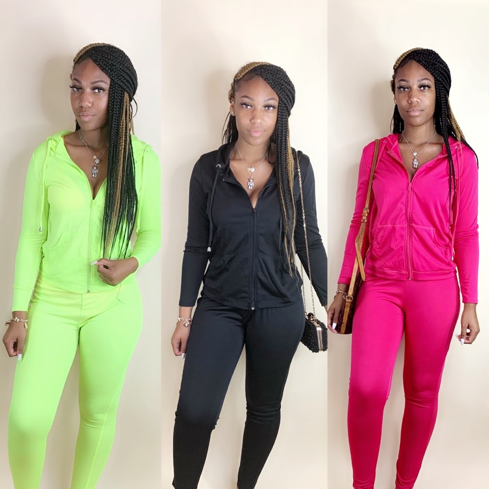 Neon Sweatsuits